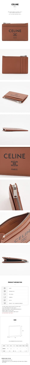 Celine Men's Zip Card Holder 158528021 [P]