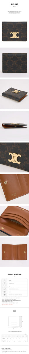 Celine Triomphe Card Holder 158527973 [P]