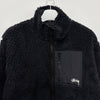 STUSSY SHERPA リバーシブル ジャケット ブラック (118529 0001) 155791582 [P]