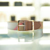 Burberry Women's Reversible Canvas Leather Belt Camel Tan 80499081 145966078 [P]