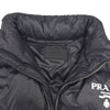 Prada Men's Nylon Logo Shiny Down Jacket Black SGC089 161835407 [P]