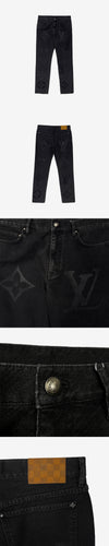 LOUIS VUITTON 未使用 モノグラム デニムパンツ 34 162951876 [P]