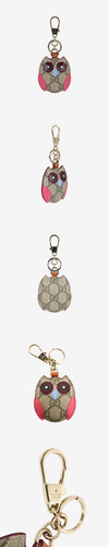 GUCCI アウルシェイプキーニングピンクレッド821813 162954298 [P]