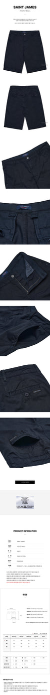SAINT JAMES Herren Straight Leg Hose 1120 CC NAVY SS25 128933033 [P]