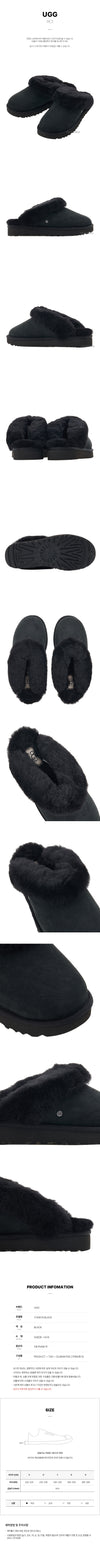 UGG Klassische Hausschuhe Schwarz FW24 1130876 116323129 [P]