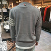 Thom Browne Diagonal Stripe 4 Bar Merino Wool Cardigan Pale Grey 123467219 [P]