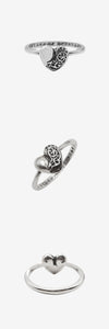 Chrome Hearts Heart Bubblegum Ring Silver 9.5 162847203 [P]