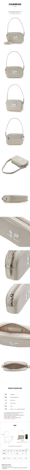 Courreges Slim Logo Shoulder Bag 91197185 [P]
