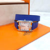HERMES Diamant Cape Cod Doppelschlaufenuhr Klein 7737 12745795 [P]