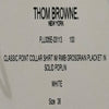 THOM BROWNE Damenhemd mit drei Streifen aus Grogant Popeline 144253592 [P]