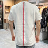 Thom Browne Cotton Pique Centerback Stripe Relaxed Fit T-Shirt 123478848 [P]