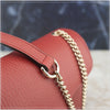 GUCCI Damentasche aus Leder mit roter Kette 510304 145228916 [P]