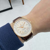BREITLING Navitimer 41 Rotgold 18K Vollset Lederuhr 155422549 [P]