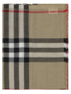 Burberry Wide Check Wool Silk Scarf 8078779 160629864 [P]
