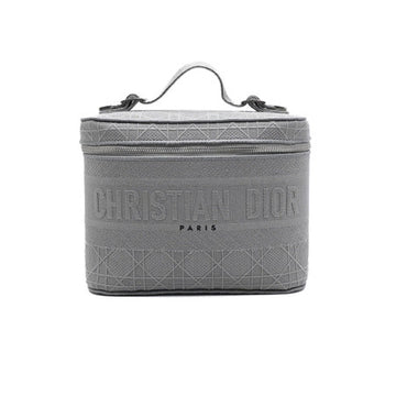 Dior Light Grey Cannage Travel Vanity Case Tote Bag 59360 152315286 [P]