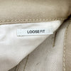 Prada Men's Triangle Logo Cotton Wide Pants Beige GEP379 157966464 [P]