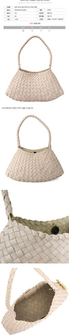 DRAGON DIFFUSION 26SS Rosanna Woven Tote Bag Sand 8943 160469625 [P]