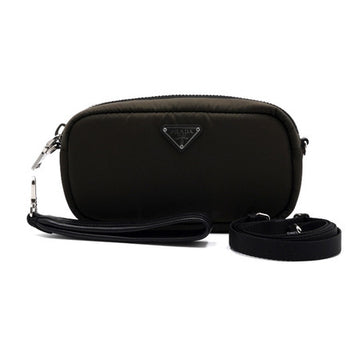 PRADA Kaki Nylon Gurt Unisex Tasche Umhängetasche Crossbody aa63300 155528032 [P]