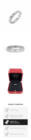 CARTIER Hochzeitsring mit Diamant 1P 49 162955384 [P]