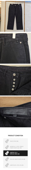 Chrome Hearts Double Knee Cross Black Leather Patch Jeans 36 162850476 [P]