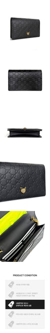 GUCCI Katzenkopf Kettenlange Geldbörse 548060 162954290 [P]