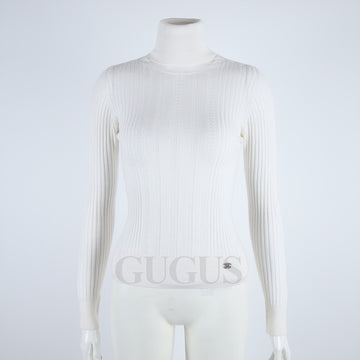 CHANEL Langarmrollkragen Oberteil 4026873