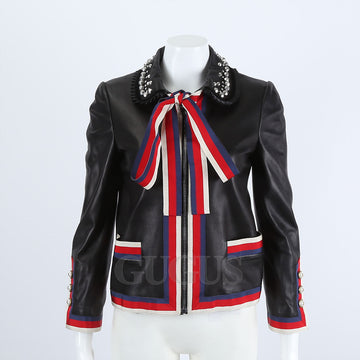 GUCCI グッチ レザージャケット 6871045 [P]