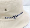 Louis Vuitton Monogram Reversible Denim Bucket Hat L Blue Beige 149311946 [P]