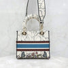DIOR Bestickte Lady Delight Tasche Medium Latte Multi 8132 14962502 [P]