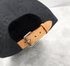 LOUIS VUITTON ブラック モノグラム レザー シャドウ キャップ MP2605 14991401 [P]