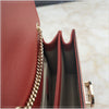 GUCCI Damentasche aus Leder mit roter Kette 510304 145228916 [P]