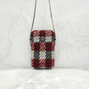 CHANEL Tweed Phone Pouch Chain Shoulder Bag 8845 15362128 [P]
