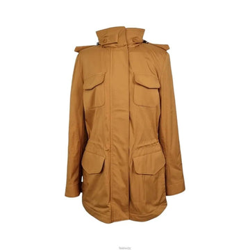 LORO PIANA Hochkragen Hoodie Jacke Kamel Z5F4BEPW 155237122 [P]