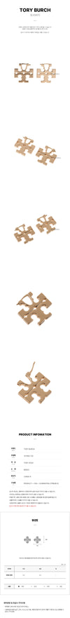 TORY BURCH Kira Logo Ohrringe SS25 für Frauen 720 157956 132700040 [P]
