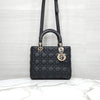 Dior Lady Medium Bag Black Cannage M0565ONGE 10402 5317583 [P]