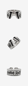 CHROME HEARTS Scroll-Label-Ring Silber 5JIPZ690 162847140 [P]