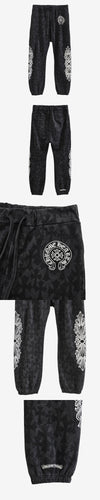 Chrome Hearts Semmentary Cross Allover Sweatpants Black 162850532 [P]