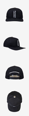 Chrome Hearts Unused Lettering Baseball Cap Black KKPSFECC 162848095 [P]