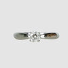 Tiffany & Co 9 Diamond Platinum Ring 0.33ct 15353 160476022 [P]