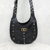 Valentino Chevron Stud Nappa Leather Hobo Bag 7105 16048507 [P]