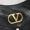 Valentino Chevron Stud Nappa Leather Hobo Bag 7105 16048507 [P]