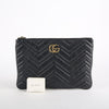 GUCCI GGマーモント パウチ ブラック レザー 525541 16737842 [P]