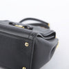 SALVATORE FERRAGAMO 21 G646 Mini Schwarz Leder Tragetasche und Schultertasche 16426549 [P]