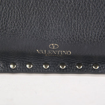 VALENTINO Twilight P0269BOL Schwarz Leder Rockstud Clutch 16801563