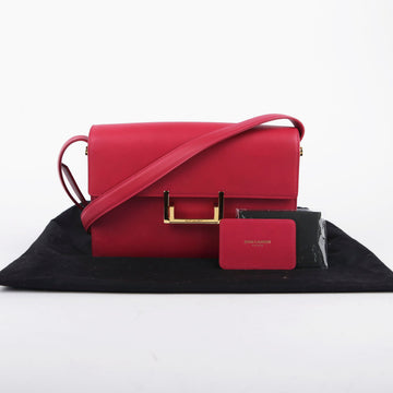 SAINT LAURENT ピンクレザーサックルルショルダーバッグ 318025 17524751