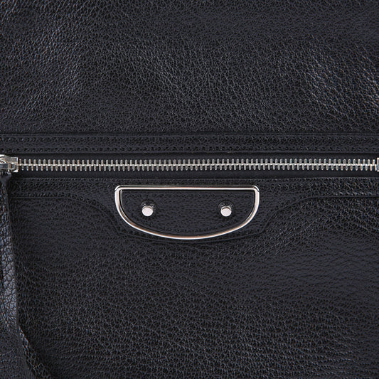 Balenciaga Classic Edge Clutch Black Leather 390186 18298408