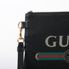 Gucci Black Leather Strap Clutch 572770 18635375 [P]