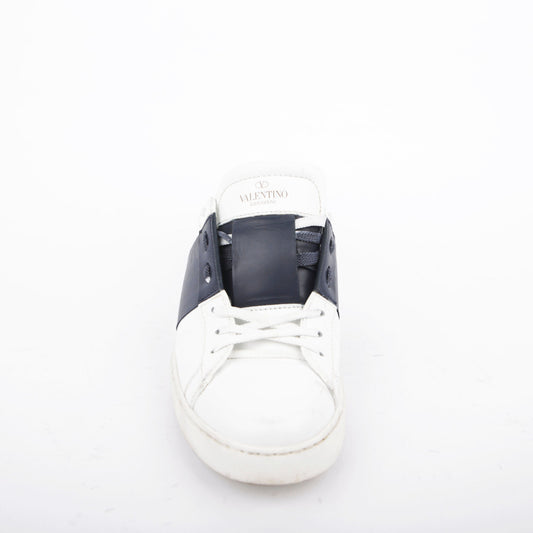 Valentino 260MM White Leather Hidden Open Sneakers 18645817