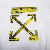 Off White OMBA025F19E30010 White Yellow Arrow Backprint Sweatshirt 19065777 [P]