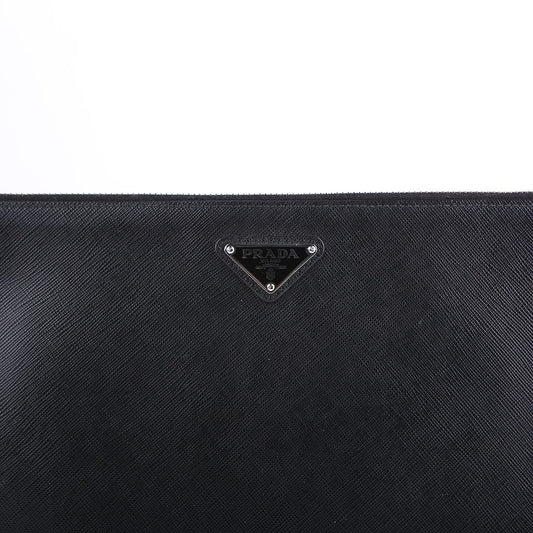 Prada 2NG001 Black Saffiano Leather Clutch 24101969